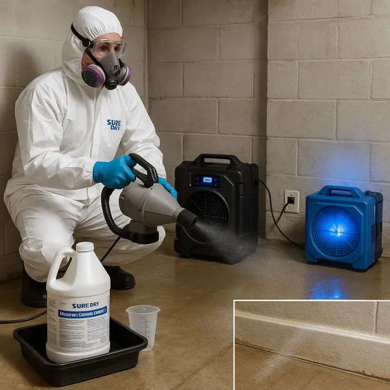 Sanitization and Odor Removal process in Bayville, NY